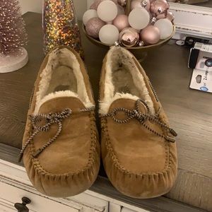 UGG Moccasins. Size 10. Dakota Swirl laces.